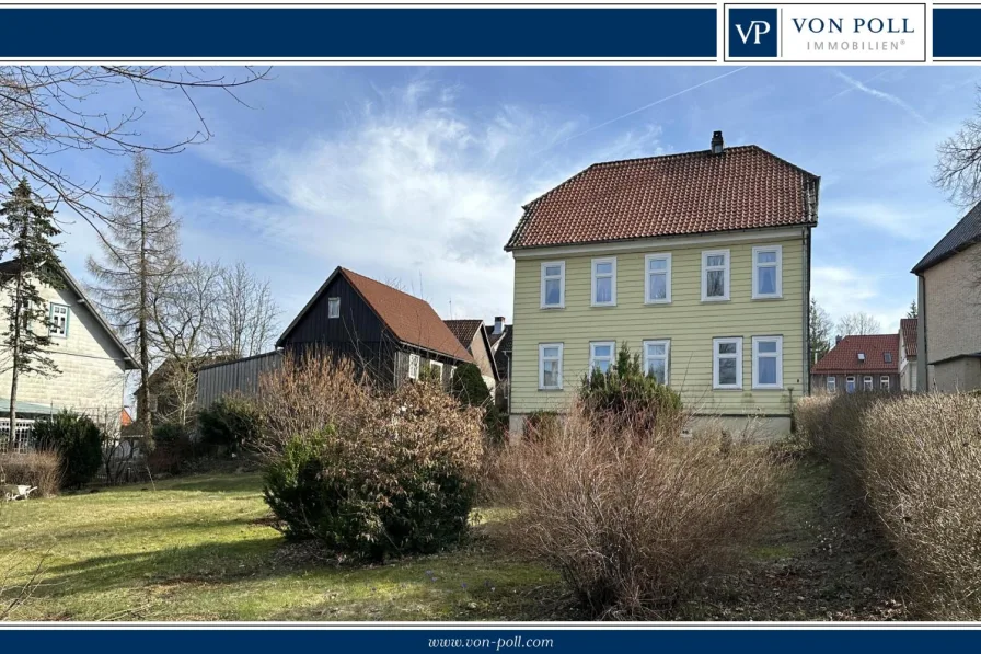 Aussenansicht - Haus kaufen in Clausthal-Zellerfeld - 1-2 Familien- oder Mehrgenerationenhaus mit ca. 185 m²  Wohnfläche und 1148 m² Grundstück