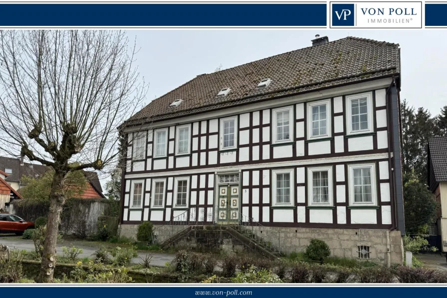  - Haus kaufen in Badenhausen - Historisch und Eindrucksvoll - Großzügiges Wohnhaus mit Gästehaus und parkähnlichem Grundstück