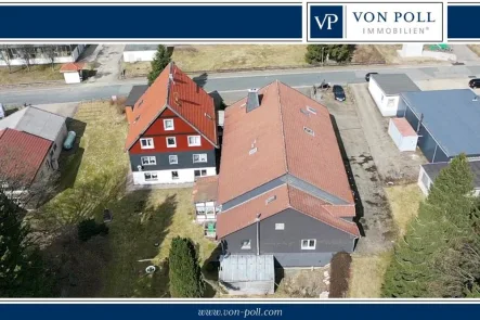 CLZII - Haus kaufen in Clausthal-Zellerfeld - Wohn- und Geschäftshaus mit ca. 300 m² Wohnfläche, ca. 360 m² Lagerfläche und 2.079 m² Grundstück