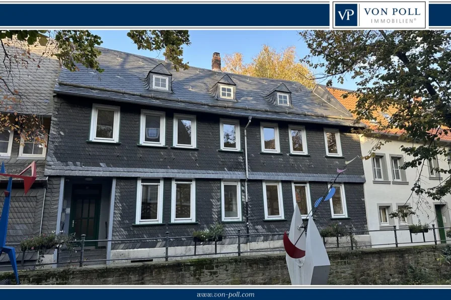 Aussenansicht - Haus kaufen in Goslar - Charmantes Zweifamilienhaus mit historischem Flair im Herzen von Goslar