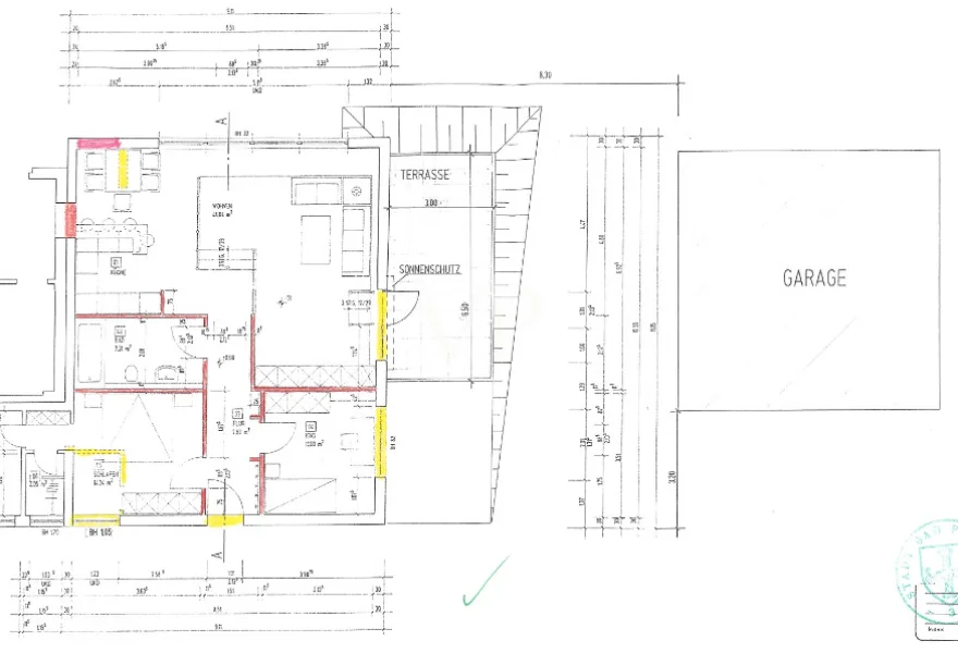 Grundriss_Einliegerwohnung im Anbau EG