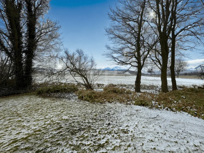 Garten und Bachlauf