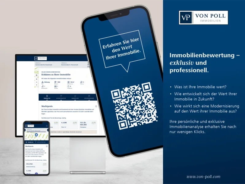 Immobilienbewertung für Online-Inserate