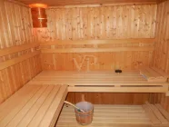 Blick in die Sauna