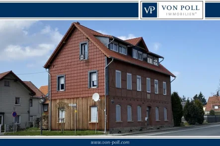Titelbild - Haus kaufen in Dorstadt - Wer vollendet den Um- und Ausbau? Mehrfamilienhaus mit Möglichkeiten für kreative Bauherren