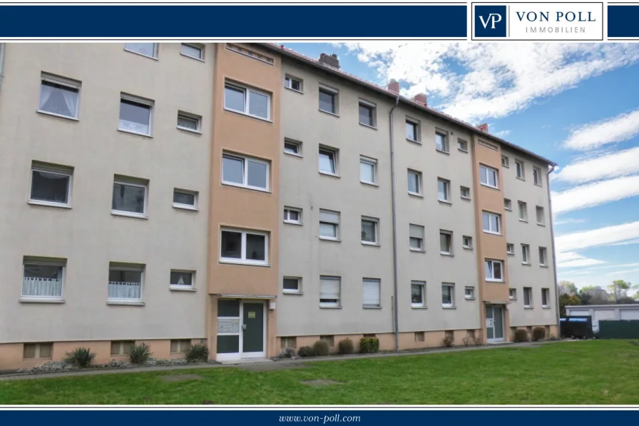 Titelbild - Wohnung kaufen in Wolfenbüttel / Groß Stöckheim - Vermietete 3-Zimmer-Wohnung im Nordwesten Wolfenbüttels