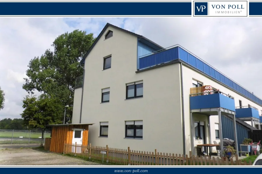 Titelbild - Wohnung mieten in Königslutter am Elm - 3-Zimmer-Wohnung in Feldrandlage - mit Balkon