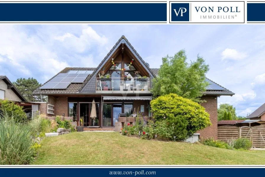 Rückansicht Titelfoto - Haus kaufen in Isselburg - Landleben pur ! Ein-/ Zweifamilienhaus in ruhiger Lage