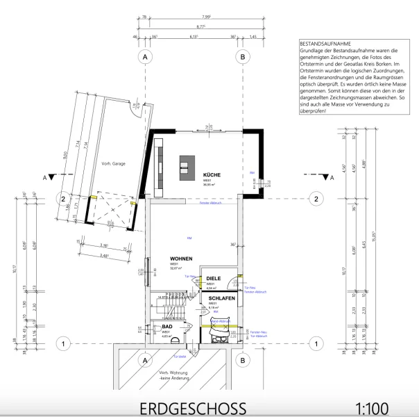 Grundriss Erweiterung Küche