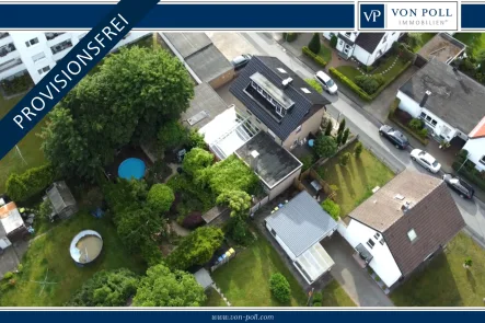 Titelbild - Haus kaufen in Halle (Westf.) - PROVISIONSFREI | Gartenparadies | modernisiert | 8 Zimmer auf ca. 189 m² | Studio | 2 Garagen