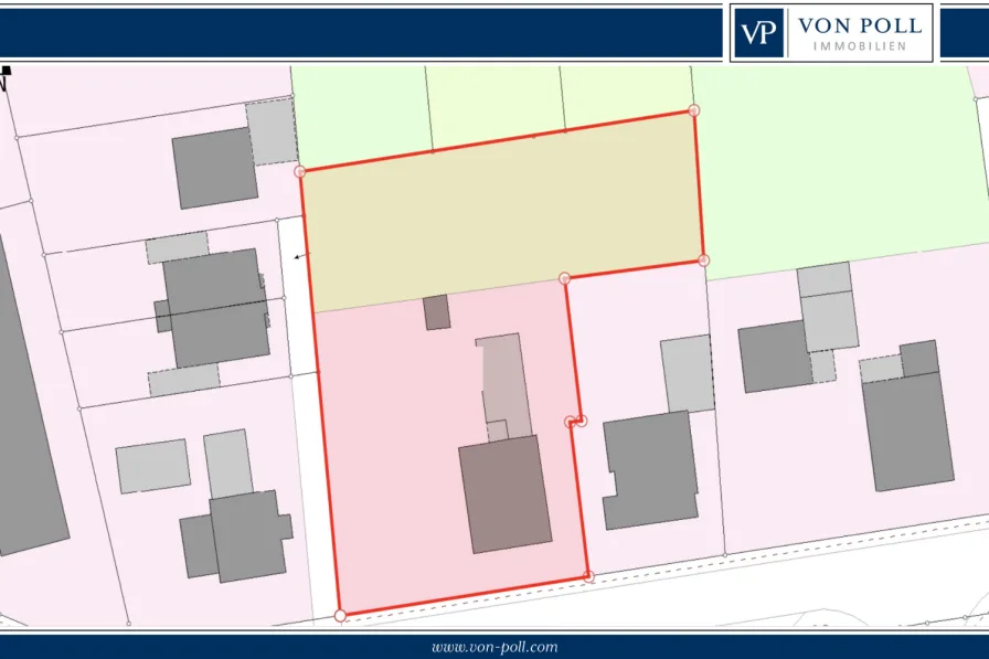 Titelbild - Grundstück kaufen in Gütersloh - Attraktives Baugrundstück mit Altbestand | ca. 2.064 m² | tolle Wohnlage | B-Plan liegt vor