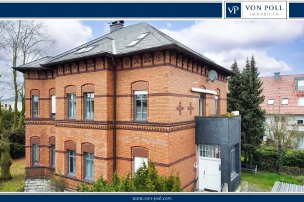 Titelbild - Haus kaufen in Halle (Westf.) - Für Liebhaber historischer Architektur - charmante Backsteinvilla aus 1895