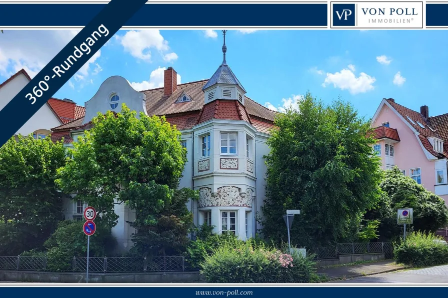 Titelbild - Haus kaufen in Bad Oeynhausen - Herrschaftliche Stadtvilla nahe des schönen Kurparks in Bad Oeynhausen