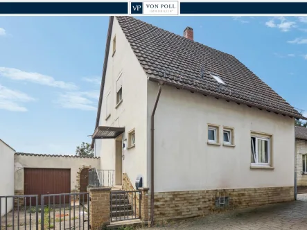 Frontansicht - Haus kaufen in Hochspeyer - Einfamilienhaus in ruhiger Lage von Hochspeyer