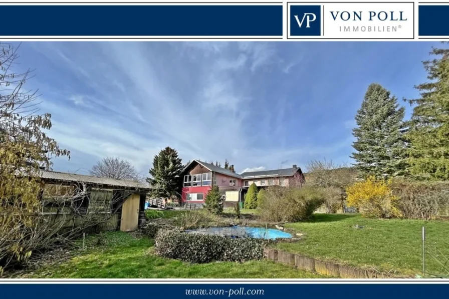 www.von-poll.com/de/weimar - Haus kaufen in Eckartsberga - Haus im Rohbau mit separater Wohneinheit und großem Grundstück