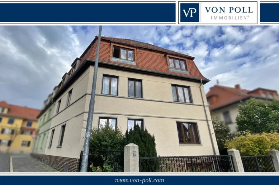 www.von-poll.com/weimar - Wohnung kaufen in Weimar - 4-Zimmer-Eigentumswohnung im EG | Weimar Nordvorstadt