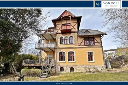 www.von-poll.com/de/immobilienmakler/weimar - Haus kaufen in Jena - Sanierte Villa mit 3 Wohneinheiten unterm Landgrafen