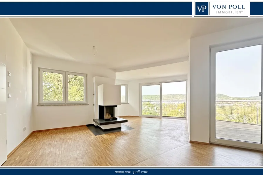 www.von-poll.com/de/immobilienmakler/weimar - Wohnung kaufen in Jena - Modernes Penthouse mit Dachterrasse und Blick über Jena