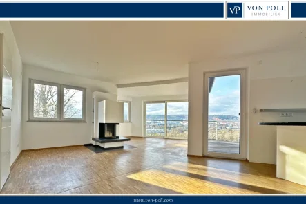 www.von-poll.com/de/immobilienmakler/weimar - Wohnung kaufen in Jena - Modernes Penthouse mit Dachterrasse und Blick über Jena