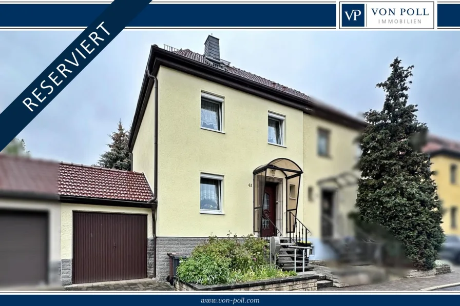 www.von-poll.com/de/immobilienmakler/weimar - Haus kaufen in Weimar - Gepflegte Doppelhaushälfte in der Nordvorstadt