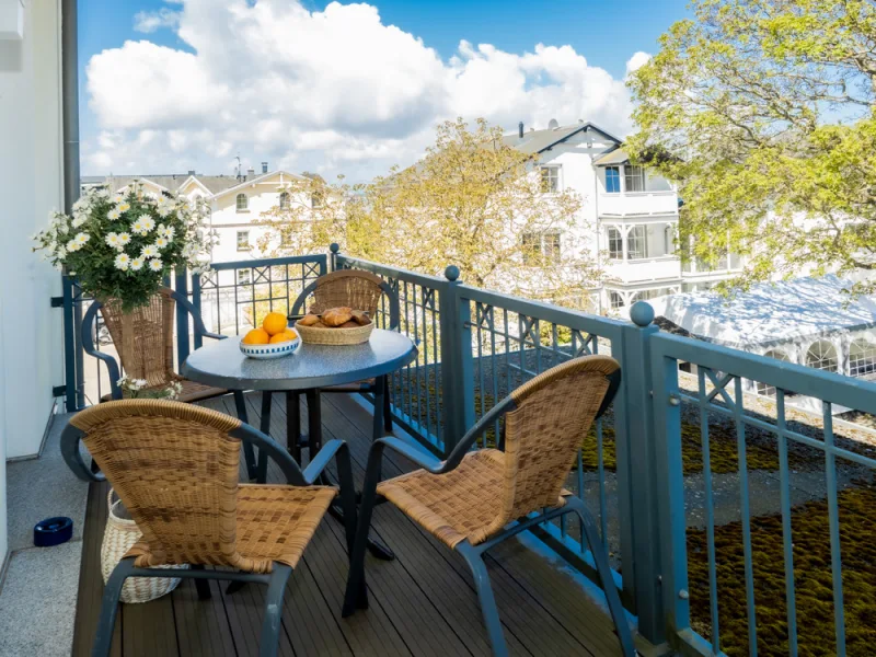 Ausblick vom Balkon