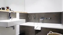 Badezimmer mit DU/WC, Wanne