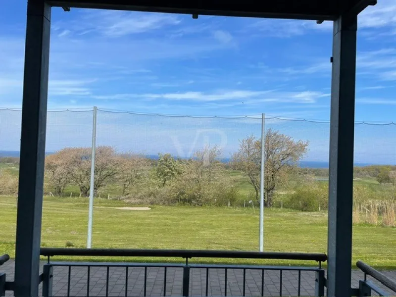 Ausblick vom Balkon zur Ostsee