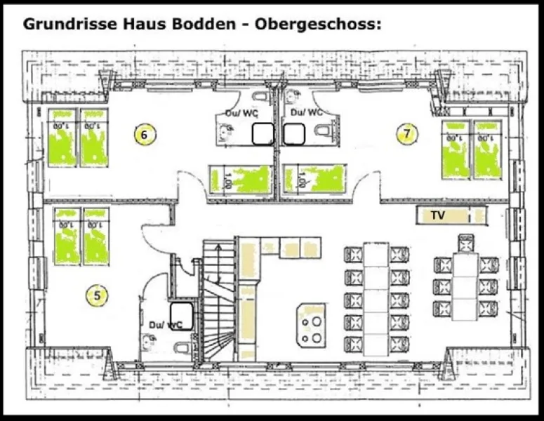 Obergeschoss Haus Bodden