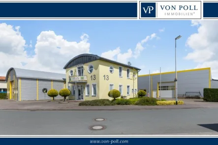 Titelbild - Halle/Lager/Produktion kaufen in Rheine - Lagerhalle mit Büro- und Betriebswohnung