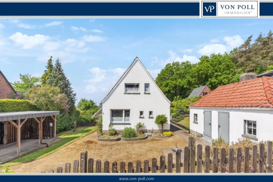 Titelbild - Haus kaufen in Hörstel / Riesenbeck - Waldnähe- DHH in besonderer Lage von Hörstel