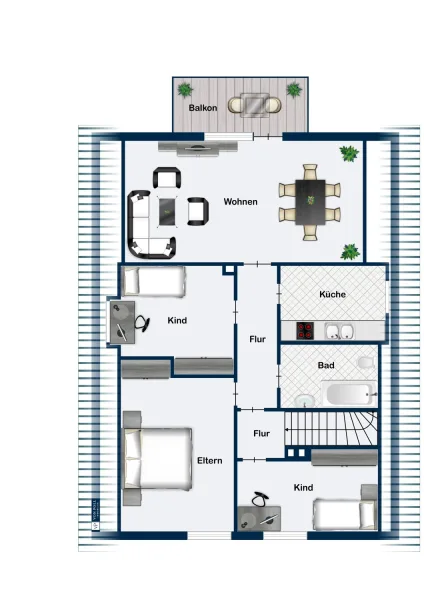 Grundriss Dachgeschoss