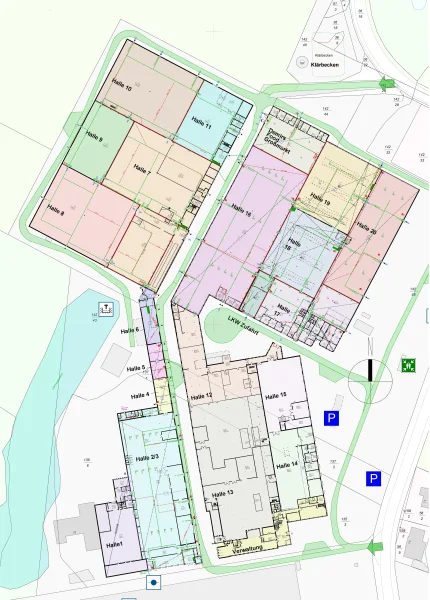 Hallenplan