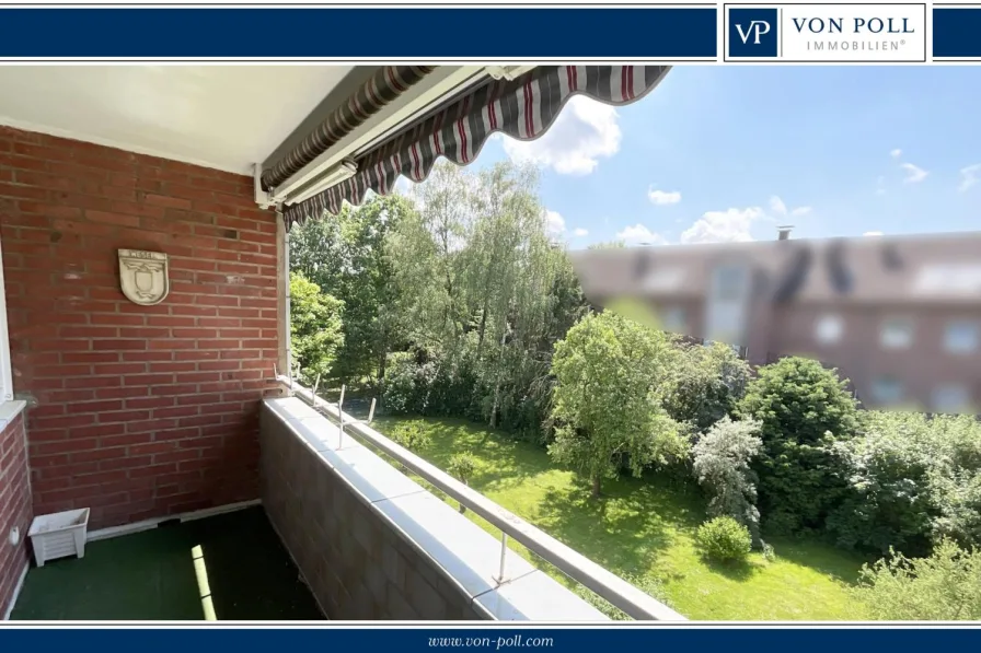 Von Poll - Wesel - Wohnung kaufen in Wesel - Stadtnah und mit sonniger Süd-West-Loggia!