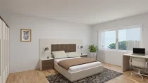 Visualisierung vom Schlafzimmer