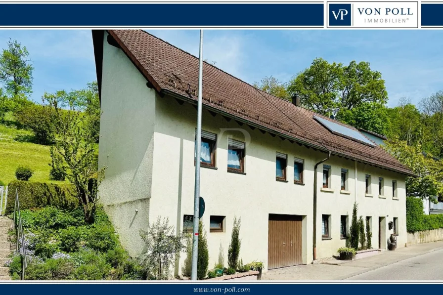 Titelbild - Haus kaufen in Neuenstadt am Kocher - Stein am Kocher - Ohne Provision! Saniertes Einfamilienhaus mit Ausbaupotenzial