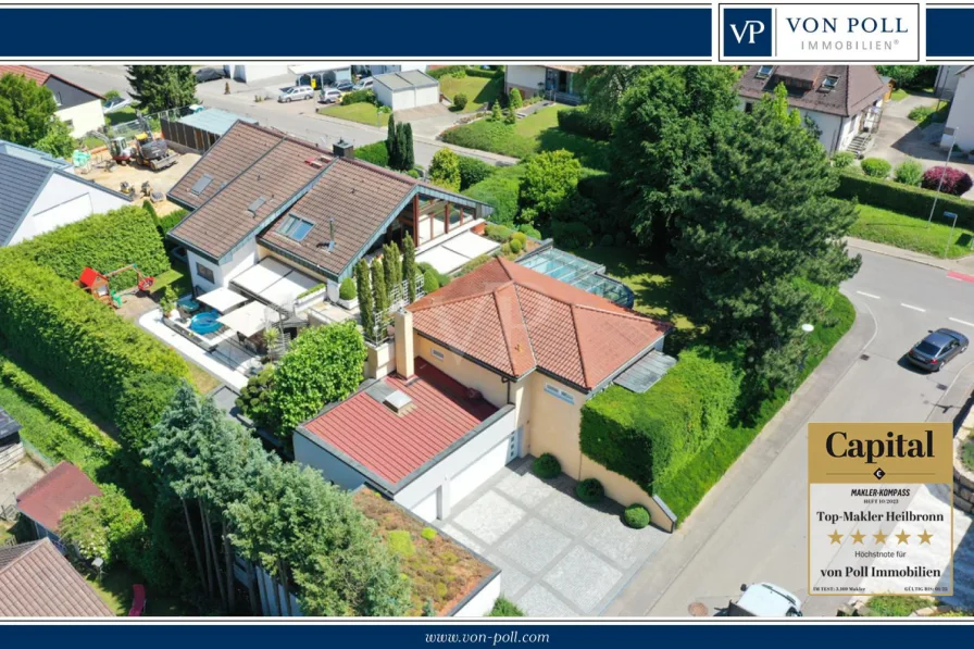 Haus - Haus kaufen in Gemmingen - Luxuriöse Villa mit Wellnessoase -auf sonnigem Grundstück und fünf Garagenplätzen