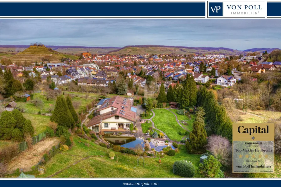 Titelbild - Haus kaufen in Weinsberg - Einmalige Gelegenheit – großes Anwesen in Weinsberg mit sehr guter Infrastruktur uvm.