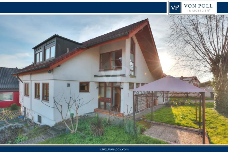 Hausansicht_VPI - Haus kaufen in Eberstadt - Platz für die ganze Familie