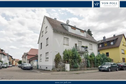 Titelbild - Haus kaufen in Heilbronn / Böckingen - Freistehendes Dreifamilienhaus mit zusätzlichem Gewerbe - Böckingen