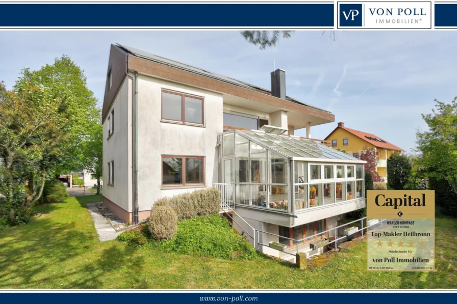 VP Titelbild - Haus kaufen in Waldenburg - Großzügiges Zweifamilienhaus mit großer Terrasse und Doppelgarage in ruhiger und schöner Lage!