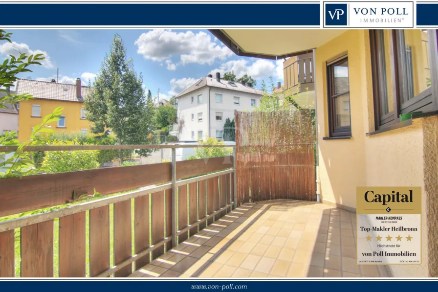 VP Titelbild - Wohnung kaufen in Heilbronn - Gemütliche 2-Zimmerwohnung mit sonnigem Balkon in Heilbronn-Böckingen!