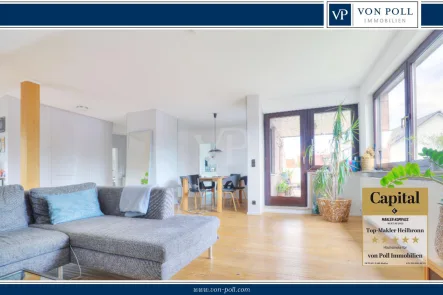 VP Titelbild  - Wohnung kaufen in Heilbronn - Stilvolle 3,5-Zimmer-Wohnung trifft auf modernes Design