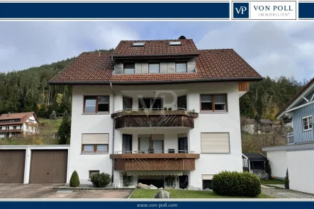  - Wohnung kaufen in Baiersbronn / Mitteltal - Großzügige Wohnung mit Südbalkon und Garage - Ideal für Kapitalanleger