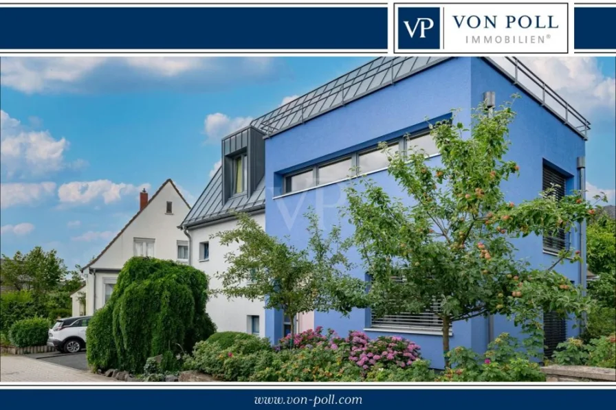 Hausansicht - Haus kaufen in Idstein - Anspruchsvoll und individuell - Architektenhaus in begehrter Lage