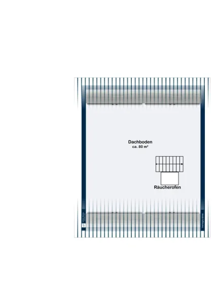 Grundriss Dachboden