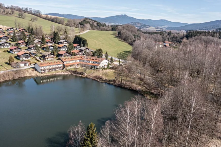 Aussenansicht  - Gastgewerbe/Hotel mieten in Arrach - Gepflegtes Restaurant am See sofort verfügbar