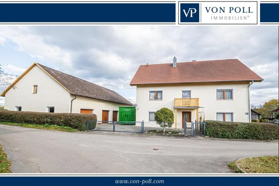 Außenansicht - Haus kaufen in Roding / Neubäu - Großes Zweifamilienhaus in Neubäu am See