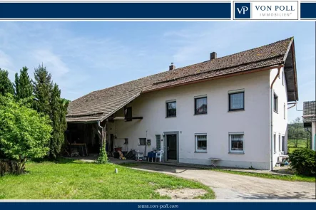 Aussenansicht - Haus kaufen in Waffenbrunn - Großes Wohnhaus mit Garten  in guter Lage
