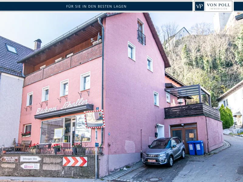 Aussenansicht - Haus kaufen in Falkenstein - Wohn-und Geschäftshaus in zentraler Lage