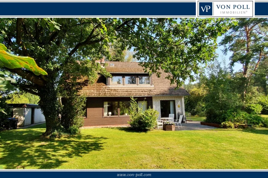 Titelbild  - Haus kaufen in Soltau / Friedrichseck - Idyllisches Zuhause am Waldrand mit großem Garten